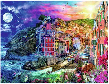 Ravensburger Puzzle Cinque Terre – buntes Puzzle 2000 Teile.
