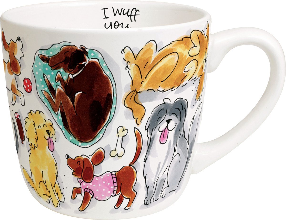 Blond Amsterdam klobige Tasse Hundeliebe
