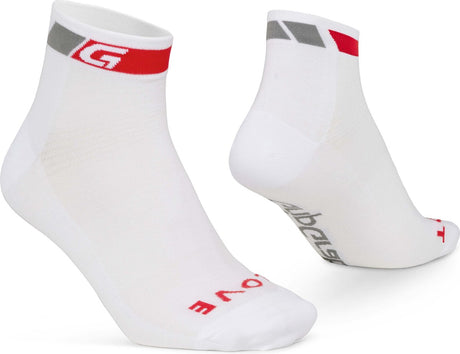 Gripgrab – klassische niedrig geschnittene Sommer-Radsocken 1 Paar kurze Coolmax-Socken – weiß – Unisex – Größe XS (35–38)
