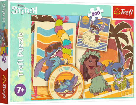 Trefl disney lilo stitch legpuzzel - 200 stukjes - vanaf 7 jaar