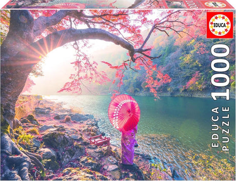 Educa Puzzle Sonnenaufgang Katsura Fluss Japan 1000 Teile.