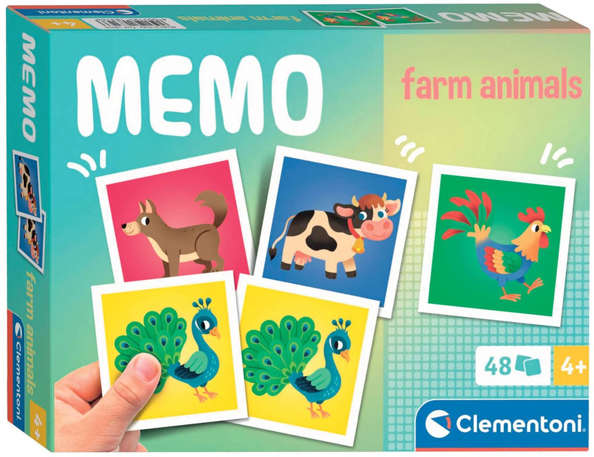 Clementoni Memospel Nutztiere