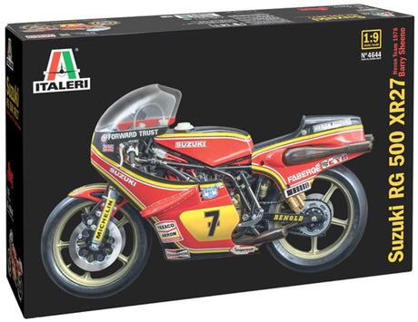 Italeri Modellbausatzauto – 4644 Suzuki RG 500 XR27 Motor aus Kunststoff – 1:9 – Modellbau