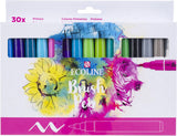 Bruynzeel Ecoline Pinselstift-Set Primär, 30 Farben