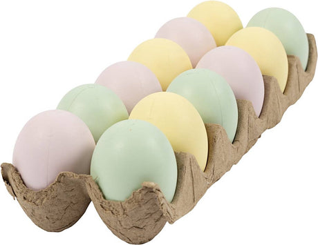 Kreativunternehmen https: www.cchobby.nl Eier-H-6-cm-Pastellfarben-12-Stück-1-Box