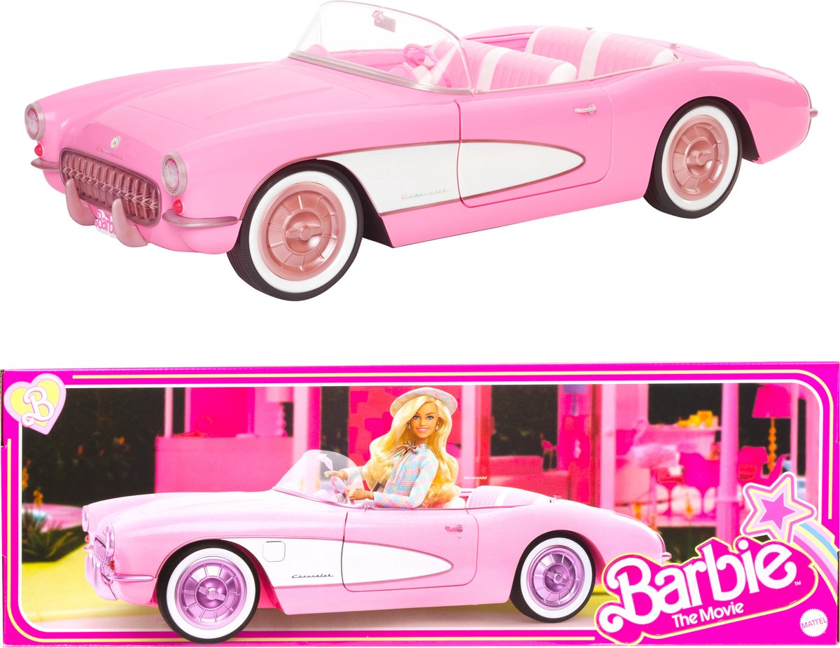 Barbie das Filmauto – Filmauto – rosa Corvette Cabrio