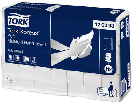 Tork 120398 xpress Multifold Handtuch H2 2-lagig weiß 3780 Stück (120398)