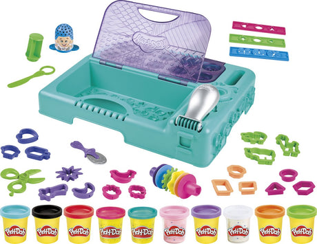 Play-Doh Play-Do, Kreativstudio mit mehr als 30 Werkzeugen und 10 Töpfen Modelliermasse – die Klassiker