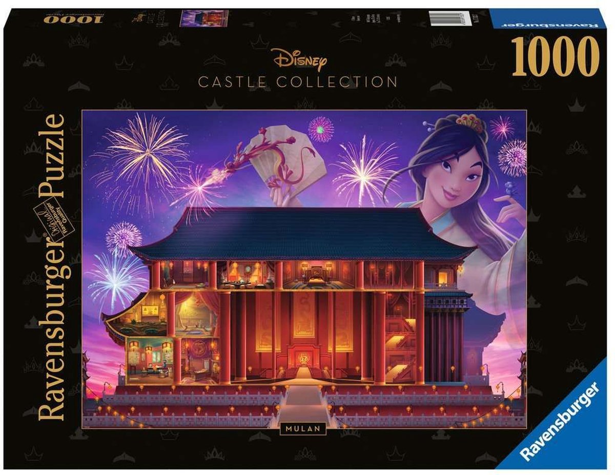 Ravensburger Puzzle Disney Schlösser Mulan – 1000 Teile Puzzle.