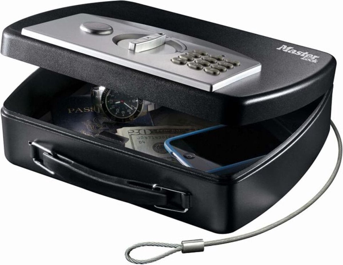 Masterlock Master Lock digitaler tragbarer Safe mit Kabel