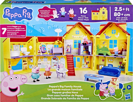 Hasbro Peppa Wutz Peppas großes Familienhaus – 16-tlg.