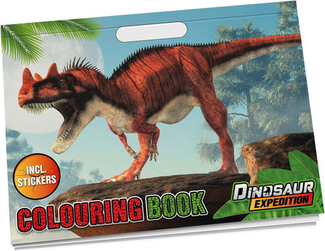 Kreatives Bastelgruppen-Dino-Malbuch