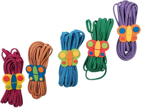 Kleiner Fuß - Springelastische Schmetterlingsfarbe, 5 -Set von 5