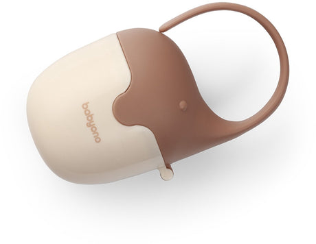 Babyono Baby Ono Schnullerbox mit weißem Elefantenmotiv