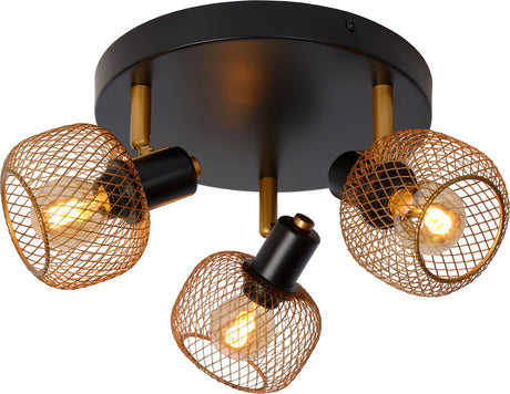 Lucide maaren - Deckenstrahler (Deckenleuchte) - ø 37 cm - 3xe14 - mattgoldenes Messing