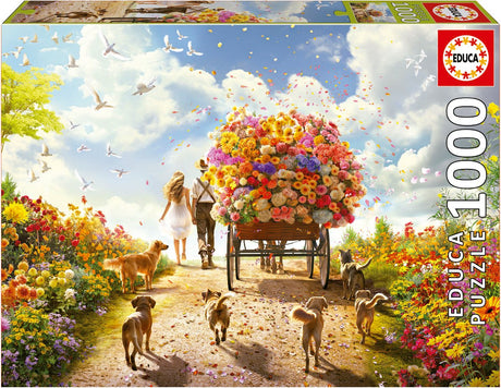 Educa - Puzzle - 1000 Teile - Blumenreichtum