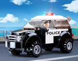 Sluban-Polizeiauto mit Hund - 78-tlg.