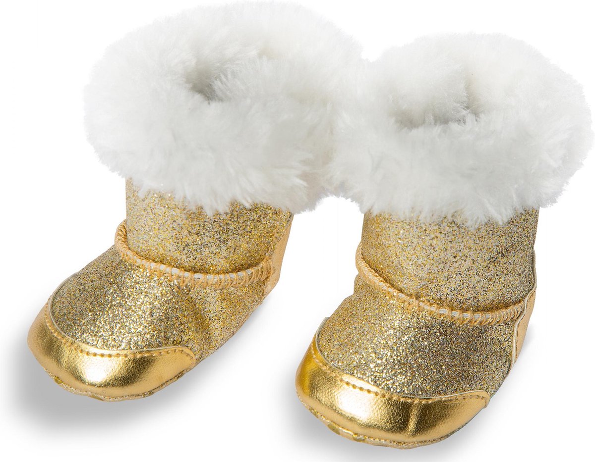 Heless Puppenschuhe gold, 38-45 cm