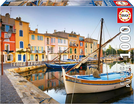 Educa – Puzzle – 1000 Teile – Hafen von Martigues, Provence