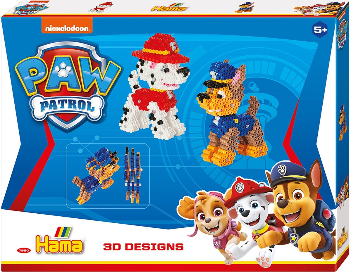 Hama Bügeln Bead Set - Pfotenpatrouille 3d, 4000st.