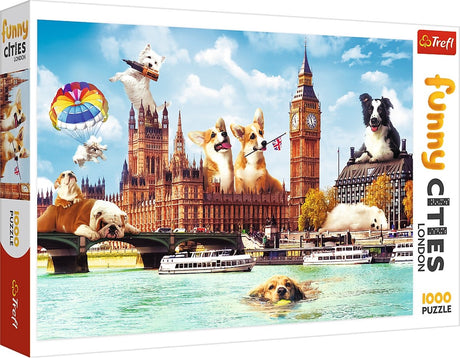 Trefl hondjes in london puzzel - 1000 stukjes