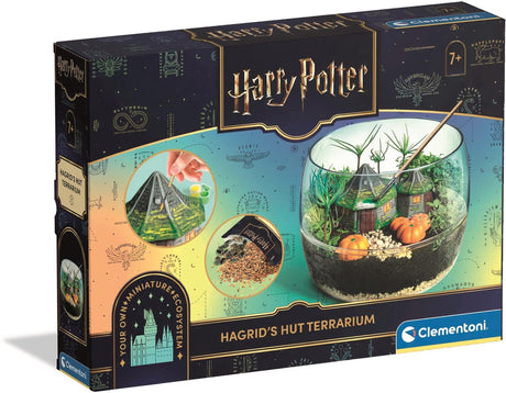 Clementoni Harry Potter Hagrids Hütte, Miniatur-Bastelset für Terrarien