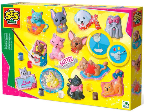 Ses kreativer Ses Gipsabdruck – Hunde und Katzen