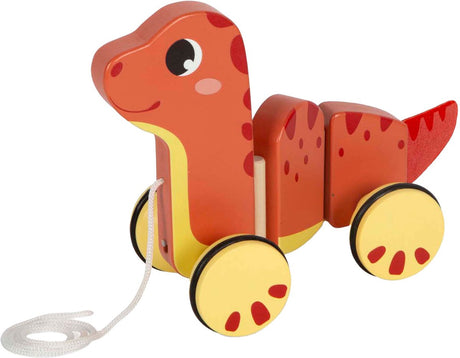 Kleiner Fuß - Dinosaurierfigur aus Holz