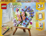 Lego creator 3in1 bloemenschilderij bloemen speelgoed voor kinderen en kinderkamer decoratie 31390