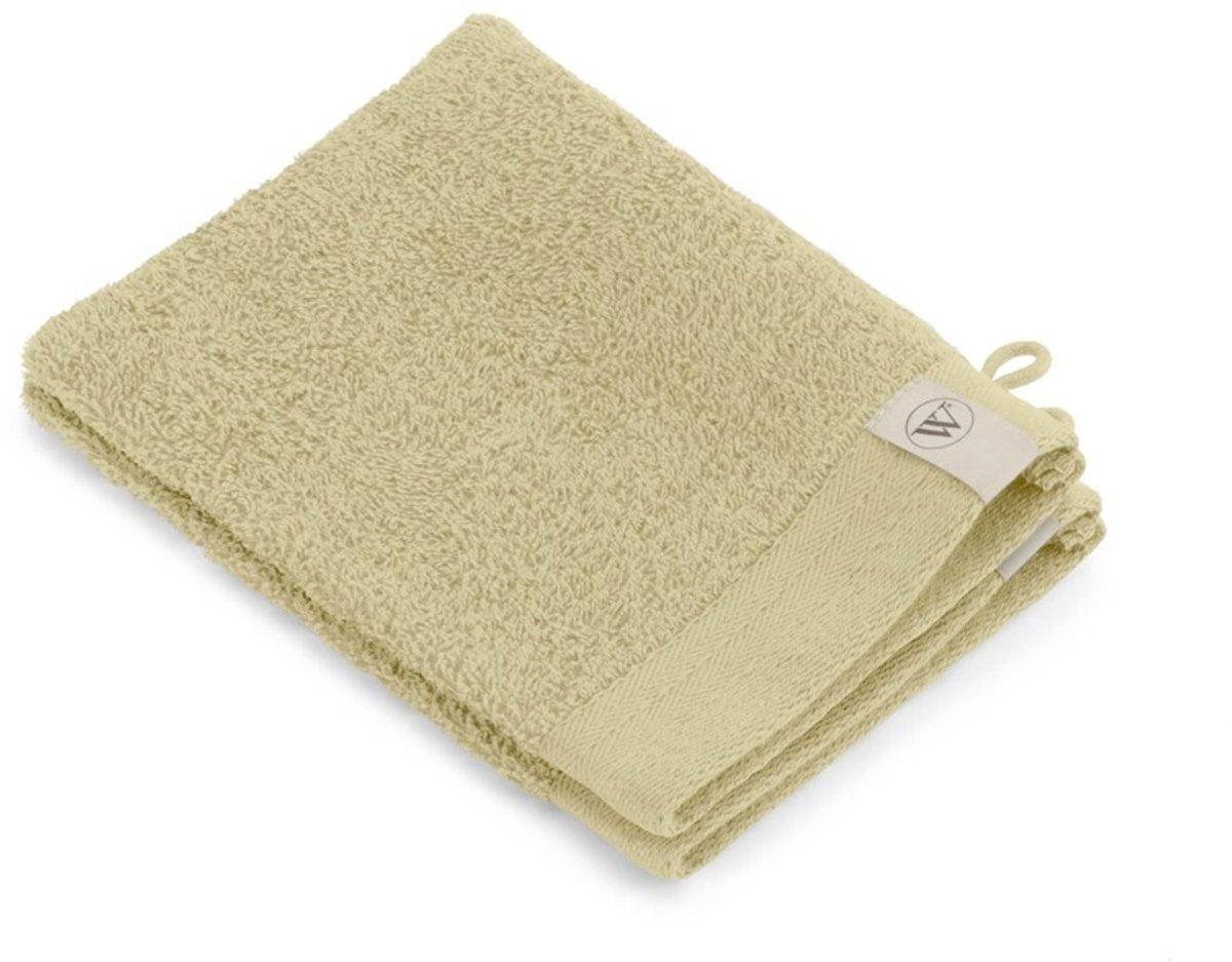 Walra washand soft cotton - maisgeel - 2x 16x21