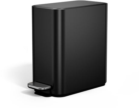 Simplehuman schlanker Treteimer – 5 Liter – mattschwarz – Edelstahl