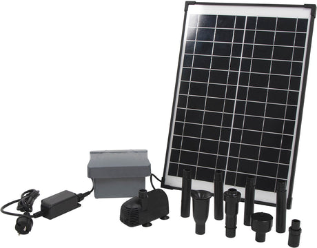 Ubbink - solarmax 1000 - fonteinpomp op zonne-energie - met eigen accu - vijverpomp