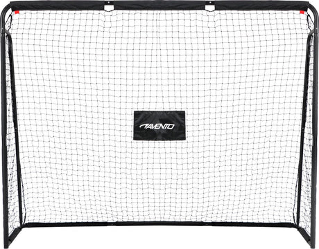 Avento voetbaldoel met targetscherm - staal - ca. 220 x 76 x 170 cm