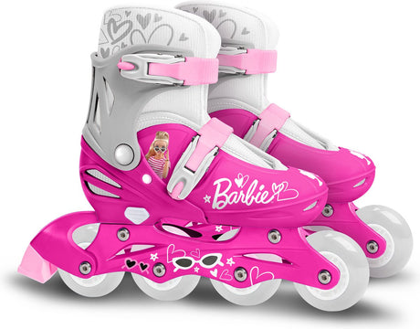 Inline-Skates Hardboot einstellbare rosa Größe 30-33