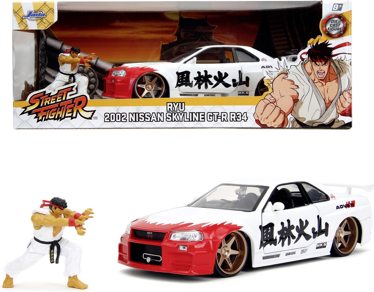 Jada Toys – Street Fighter – Nissan Skyline GTR – ab 8 Jahren – 1:24