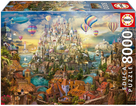 Educa - Puzzle 8000 Teile - Traumstadt - Puzzle