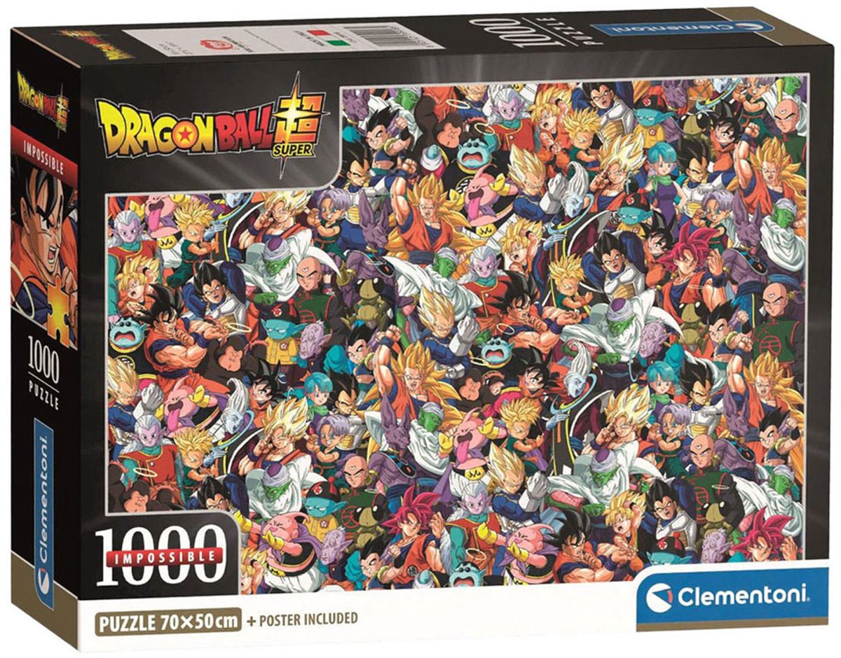 Clementoni Unmögliches Puzzle Dragonball – 1000 Teile.