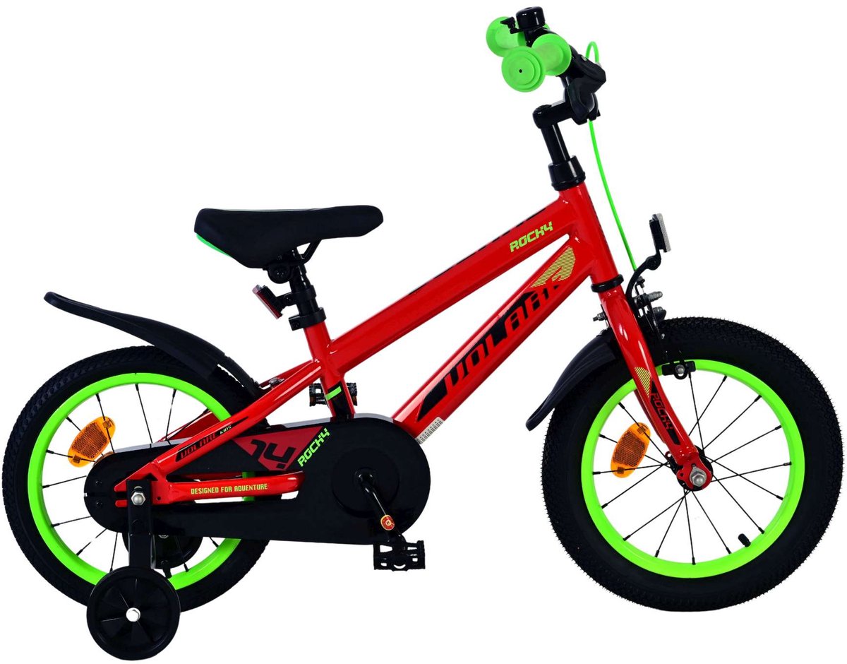 Volare Rocky Children's Bicycle - Jungen - 14 Zoll rot