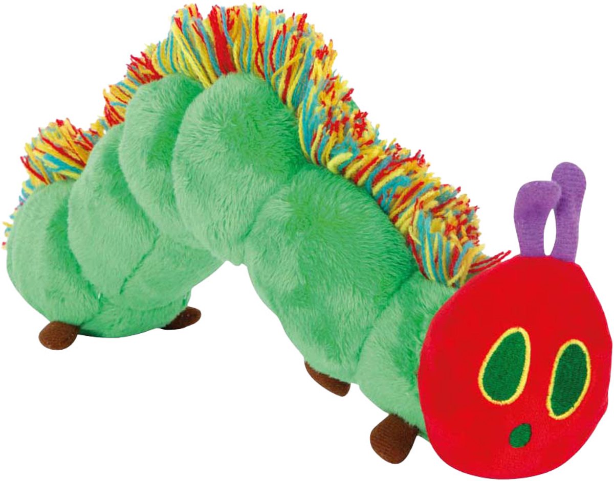 Kleine Fußraupe nie genug Kuscheltier - 28cm