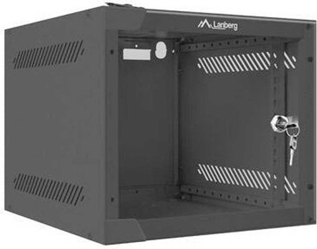 Lanberg – wandmontierter Rackschrank wf10-2304-10b 4 HE 28 x 31 cm