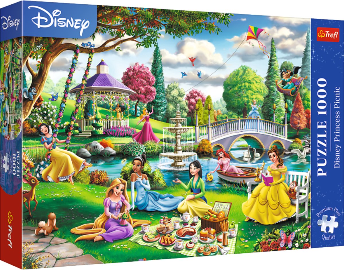 Trefl Puzzle 1000 Teile Disney Princess Picknick - Premium Plus FSC.