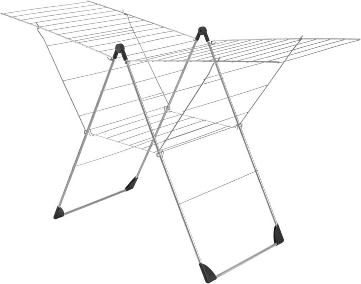 Metaltex Vento Doogreck 30 m Linie 110x177x67 cm Silberschwarz