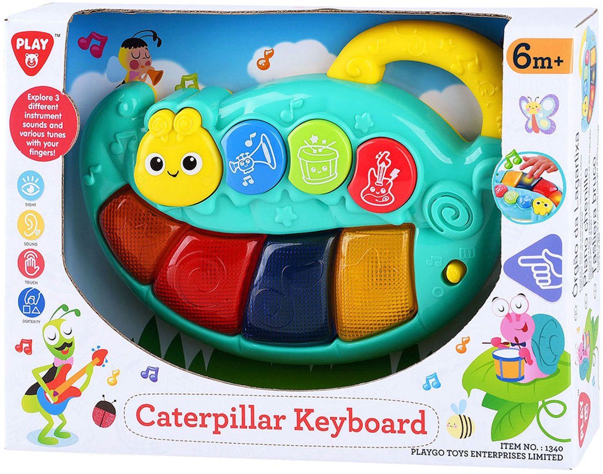 Playgo Baby-Tastatur-Raupe