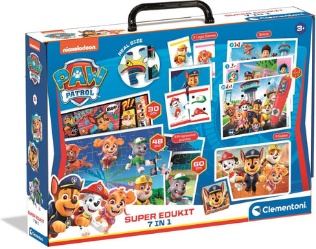 Clementoni Paw Patrol – Super Edukit – 7 Spiele in 1 – Lernspielzeug – sprechender Stift – ab 3 Jahren