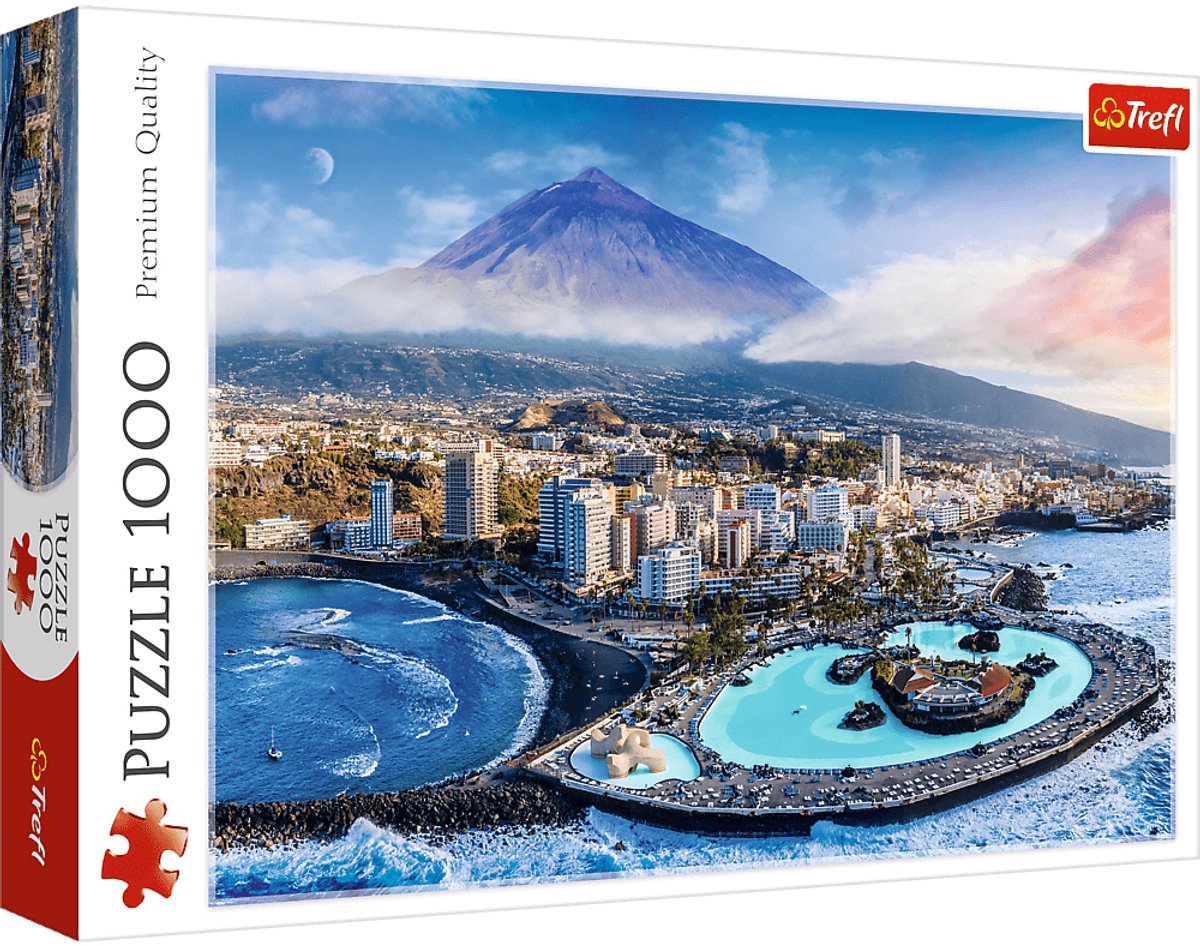 Trefl Puzzle Teneriffa Landschaft – 1000 Teile Puzzle für Erwachsene.