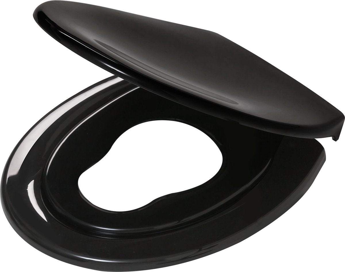 Tiger -Toilettensitz und Kindertoilettenbrille Tulsa Schwarz