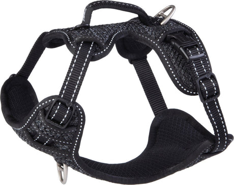 Rogz für Hunde Rogz Explore Geschirr gefüttert schwarz – Hundegeschirr – S 36–57 cm