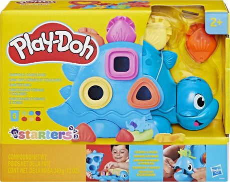 Stehender Play-Doh-Dino in Formen und Farben – 6 Tontöpfe