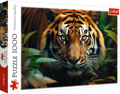 Trefl Puzzle Wilder Tiger – 1000 Teile Tierpuzzle.