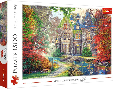 Trefl Puzzle Herbstvilla – 1500 Teile Puzzle für Erwachsene.
